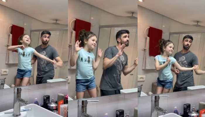 Little girl dances to Harrdy Sandhu’s Bijlee Bijlee with her father in viral video, internet loves it- Watch