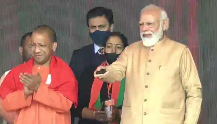 PM Narendra Modi launches women-centric initiatives in Prayagraj, transfers Rs 1000 cr to various SHGs