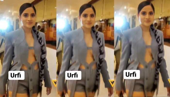 Urfi Javed did it again, steps out in quirky wear, fans call her ‘Chhoti Kylie’ – Watch!