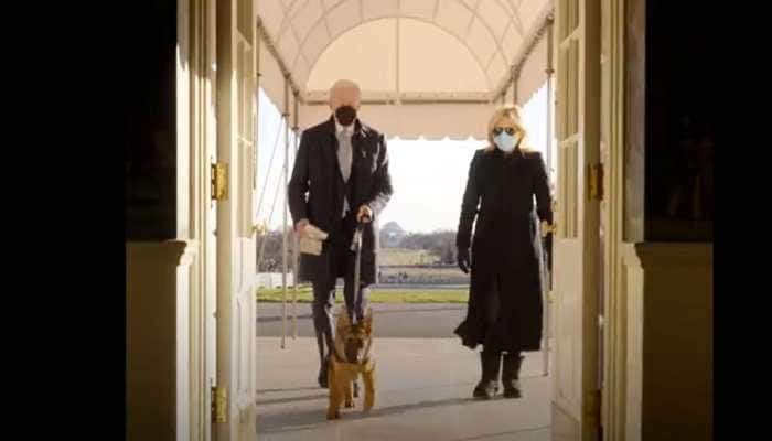 US President Joe Biden welcomes &#039;Commander&#039;, new German Shepherd puppy at White House