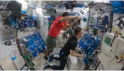 Viral video: Astronaut gets haircut in International Space Station