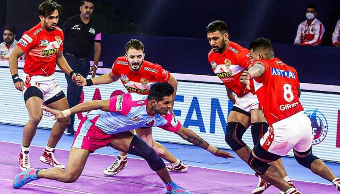 PKL: Gujarat Giants beat Jaipur Pink Panthers 34-27; Dabang Delhi, Haryana Steelers register wins