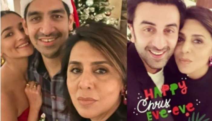 Neetu Kapoor, Alia-Ranbir celebrate Xmas with &#039;Brahmastra&#039; director