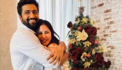 Vicky Kaushal wraps Katrina Kaif in his arms as they celebrate FIRST Christmas together post wedding!