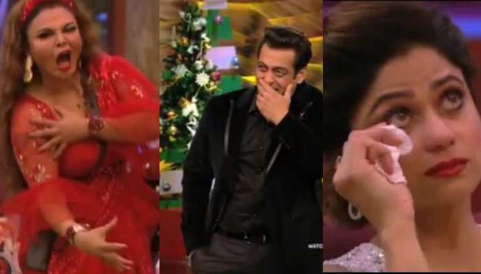 Bigg Boss 15: Salman Khan laughs at Rakhi Sawant&#039;s joke on Shamita Shetty, actress takes offence, watch promo