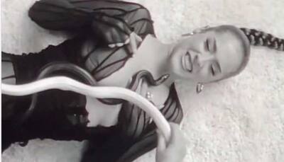 Shocking! US singer gets attacked by snake during music video shoot: WATCH