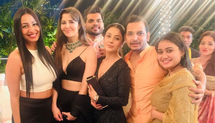 Shehnaaz Gill attends engagement party in black cocktail dress, her fans rejoice, call her ‘queen’