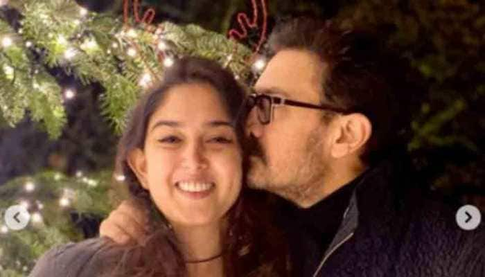 Aamir Khan kisses daughter Ira Khan in adorable Christmas click, fans say, &#039;the man never ages&#039;