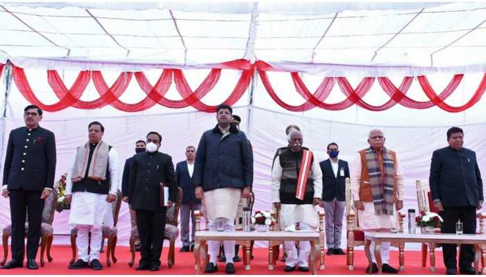 Haryana cabinet expansion: BJP's Kamal Gupta, JJP's Devender Singh Babli join Khattar's team