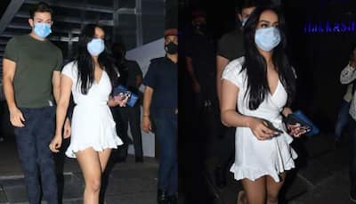 Ajay Devgn's daughter Nysa steps out in a short white skater dress on a dinner date - Watch