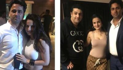 Late Ahmed Patel's son Faisal Patel proposes Ameesha Patel for marriage on Twitter, later deletes tweet 