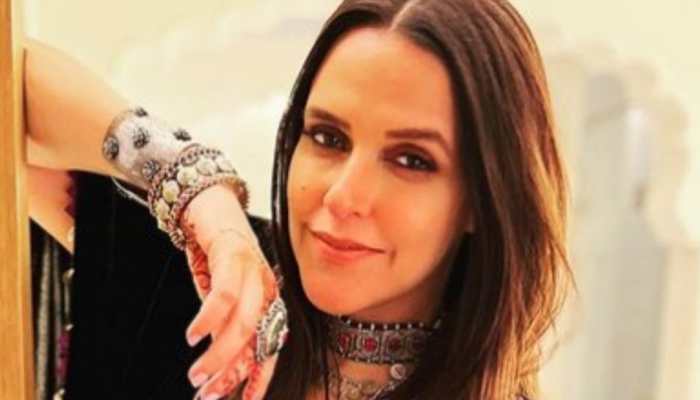 Neha Dhupia REVEALS her sangeet outfit for Vicky Kaushal-Katrina Kaif&#039;s wedding and it&#039;s gorgeous: Pics