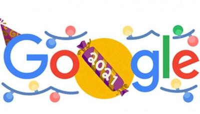 Google set to ring in the New Year with a bang in this festive Doodle