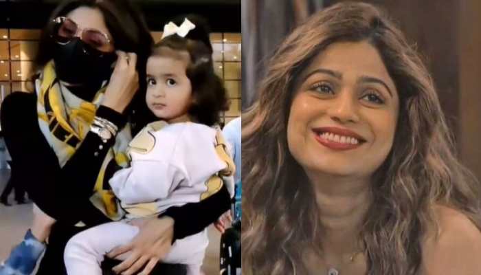 Bigg Boss 15: Shilpa Shetty says 'Shamita ke liye vote karo' to paps outside airport