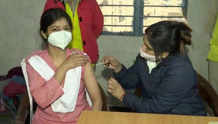 Over 40 lakh kids in the 15-18 age group receive first dose of COVID vaccine