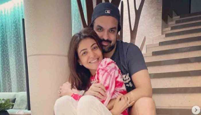 Kajal Aggarwal flaunts her baby bump in new photo, poses with husband Gautam Kitchlu 