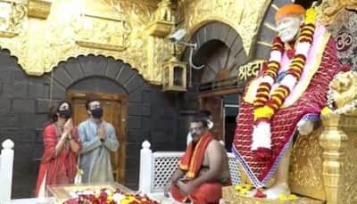 Shilpa Shetty shares first post with Raj Kundra in 2022, visits Shirdi temple- Watch!