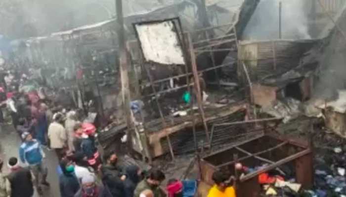 80 shops in Delhi’s Chandni Chowk gutted by massive fire