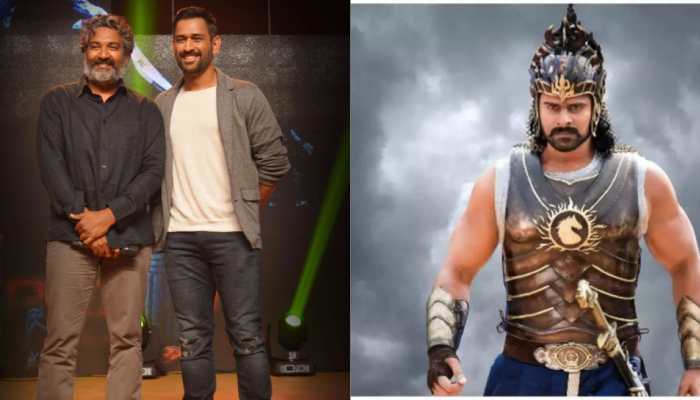 MS Dhoni to star in Bahubali? Director SS Rajamouli reacts to fan&#039;s question - WATCH