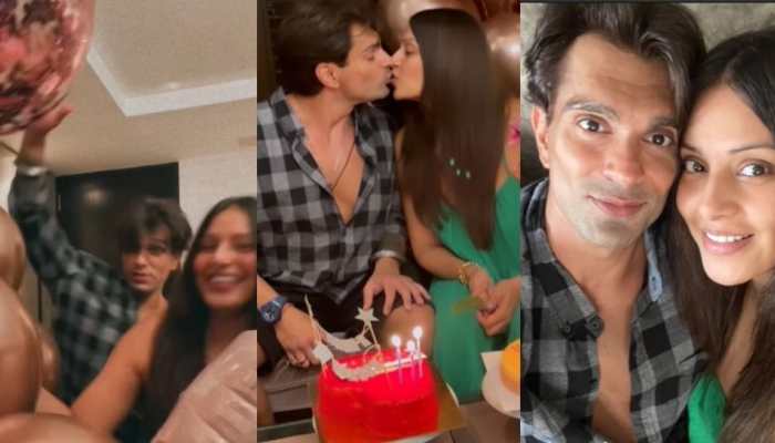 Birthday girl Bipasha Basu kisses hubby Karan Singh Grover in adorable video  - Watch