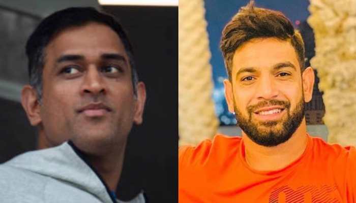 MS Dhoni gifts CSK shirt to Pakistan pacer Haris Rauf — Check PICS