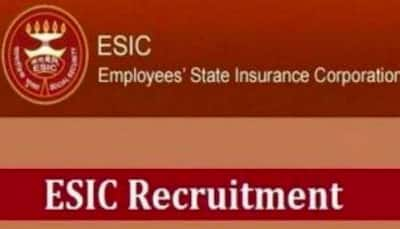 ESIC Recruitment 2022: Bumper vacancies announced at esic.nic.in, check details here