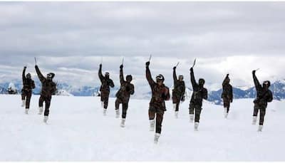 Indian Army performs 'Khukuri Dance' on snow-clad mountain near LoC- Watch