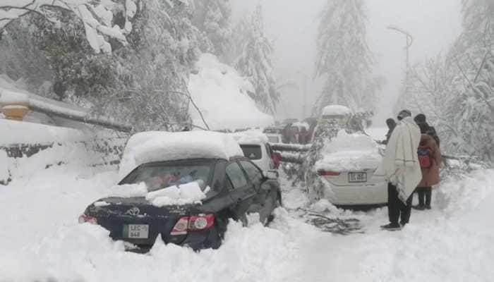 At least 21 tourists die after being trapped in vehicles due to heavy snowfall in Pakistan&#039;s popular hill station Murree