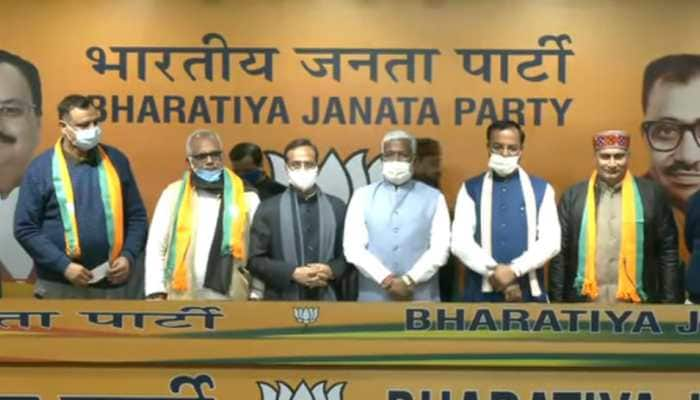 Big blow to Congress, Samajwadi Party ahead of UP Assembly polls 2022, three leaders join BJP