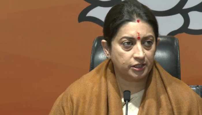 BJP’s Smriti Irani tears into Congress, asks who sought to benefit in party from PM Narendra Modi&#039;s security breach