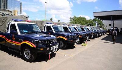 Kenya Police inducts 100 made-in-India Mahindra Scorpio Getaway pick-up trucks