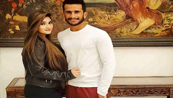 Pakistan pacer Hasan Ali is married to Samiya Arzoo, who hails from Chandeni village in Haryana’s Palwal district. Her father Liaquat Ali is a retired Block Development Officer working with the Haryana government. (Source: Twitter)