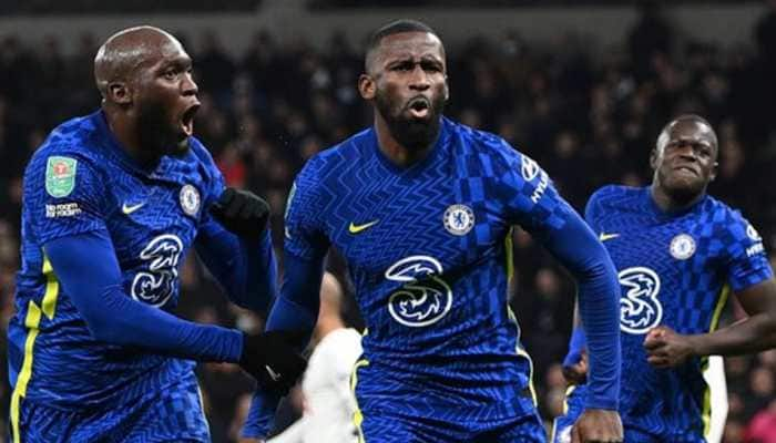 Antonio Rudiger scores as Chelsea beat Tottenham Hotspur to reach League Cup final