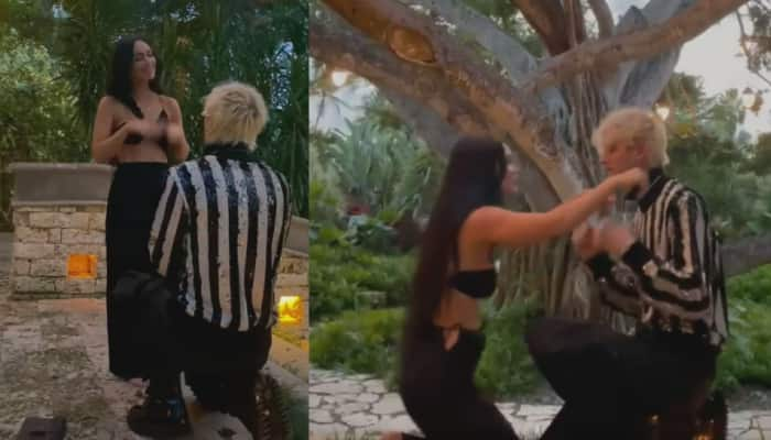 Megan Fox, Machine Gun Kelly get engaged under a banyan tree, share romantic video: WATCH