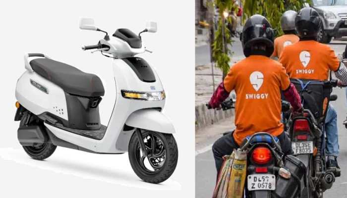 Swiggy to deploy TVS iQube electric scooter across India, inks partnership