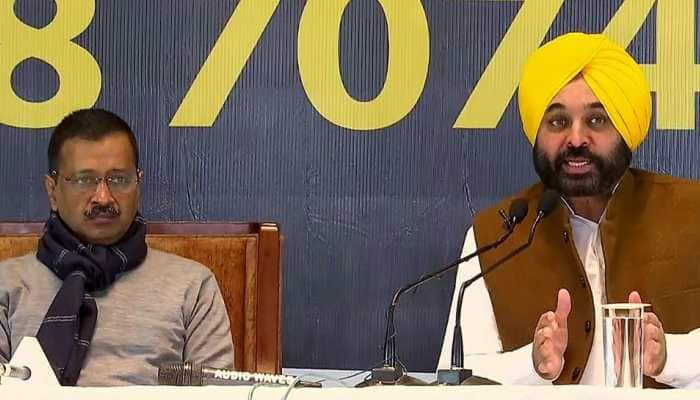 Punjab Assembly polls 2022: Kejriwal, Bhagwant Mann meet farmers in CM Channi&#039;s constituency