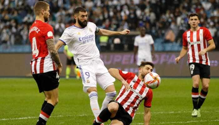 Karim Benzema and Luka Modric score as Real Madrid beat Athletic Bilbao to claim Super Cup title