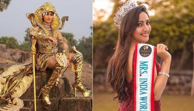 Navdeep Kaur's 'Kundalini Chakra' outfit steals the show at Mrs World 2022!