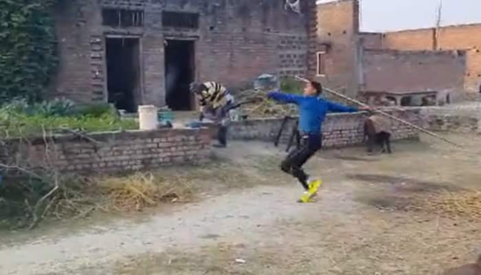 A Neeraj Chopra is born on internet: U18 javelin thrower Rohan Yadav&#039;s training video goes viral - WATCH
