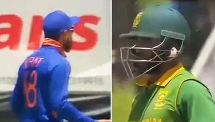 Virat Kohli gets into heated argument with SA skipper Temba Bavuma, Watch