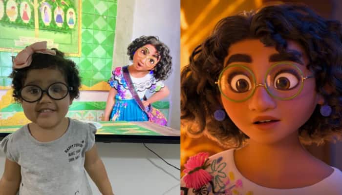 This 2 years old looks just like a young Mirabel from  Disney’s ‘Encanto’, her reaction is priceless - WATCH