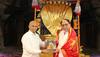 Rajya Sabha MP Dr Subhash Chandra offers prayers at Tirupati 