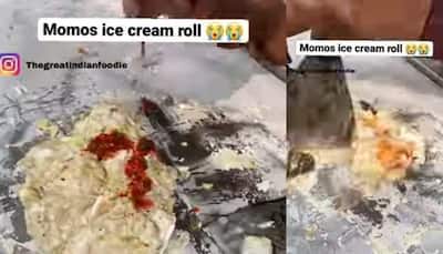 'Bhagwaan, hai kahan re tu!': Momo Ice Cream Roll horrifies internet - WATCH!