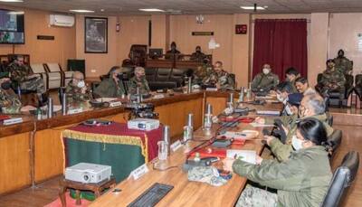Top officials review security situation in Kashmir