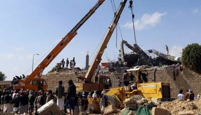 Over 60 killed in air strike on Yemen detention centre, UN condemns attack