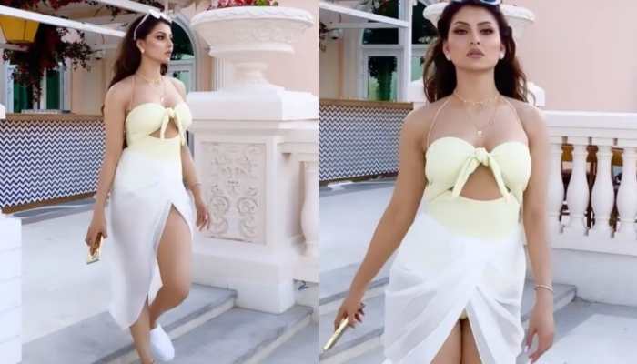 Urvashi Rautela exudes hotness in sarong bikini suit worth Rs 55k, flaunts her hourglass figure! - Pics