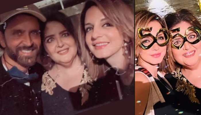 Sussanne Khan joins Hrithik Roshan at his sister Sunaina’s birthday bash – PHOTOS inside!