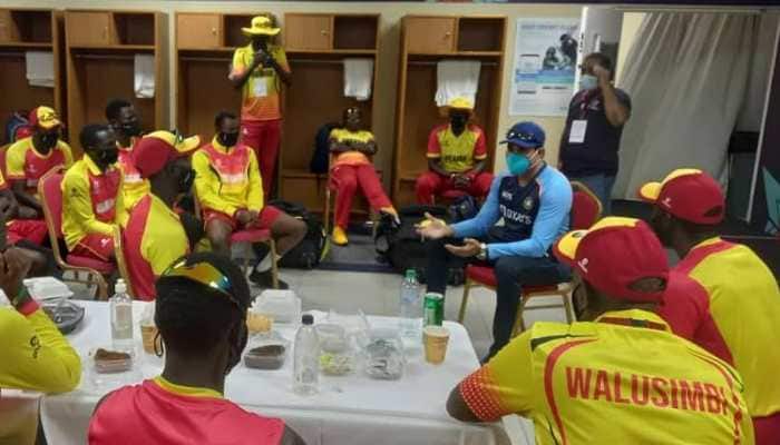 WATCH: VVS Laxman visits Uganda&#039;s dressing room after India&#039;s dominating win in U-19 World Cup