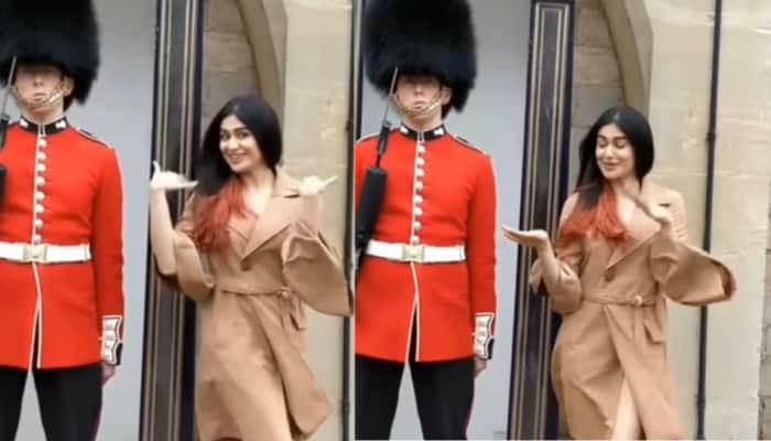 Adah Sharma TROLLED for singing ‘Shake It Like Shammi’ to British guard at Windsor Castle - Watch viral video