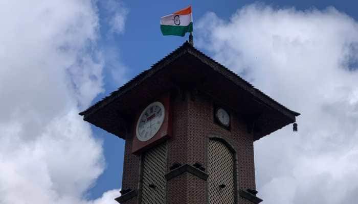 In a first, tricolour unfurled on top of clock tower in Srinagar&#039;s historic Lal Chowk